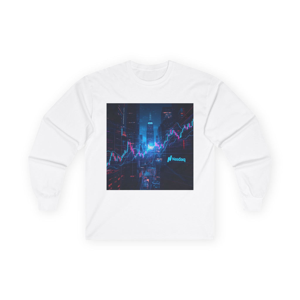 Long Sleeve Tee – Stock Market Trading Chart Design