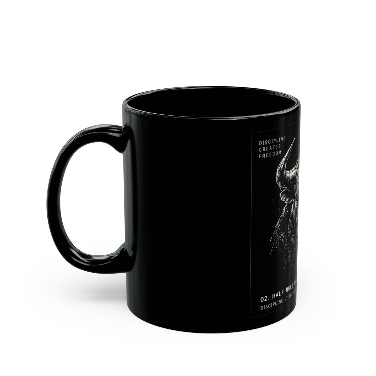 Bull and Bear Stock Chart Mug, Black Trading Coffee Mug