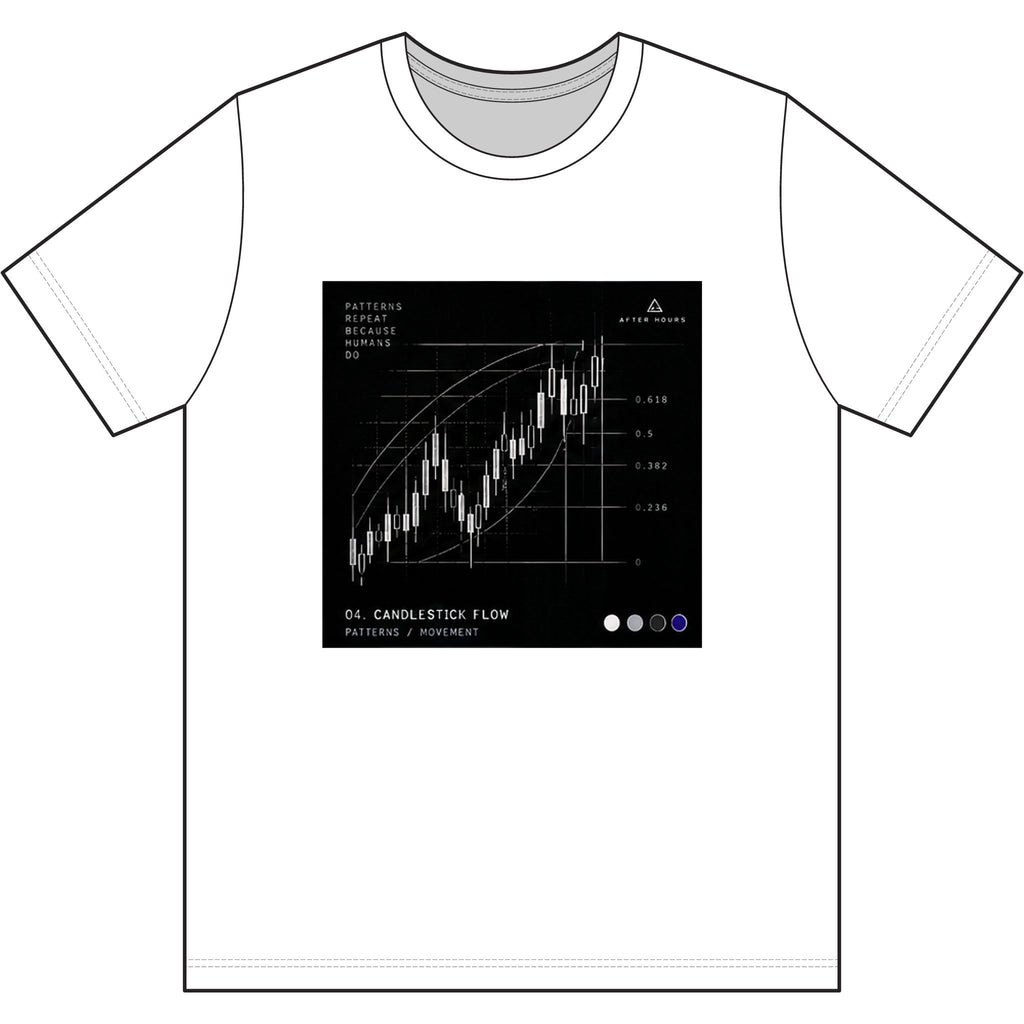 Blabk and white Chart Graphic T-Shirt