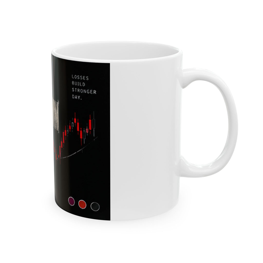 Built in Drawdown Trading Chart Ceramic Mug