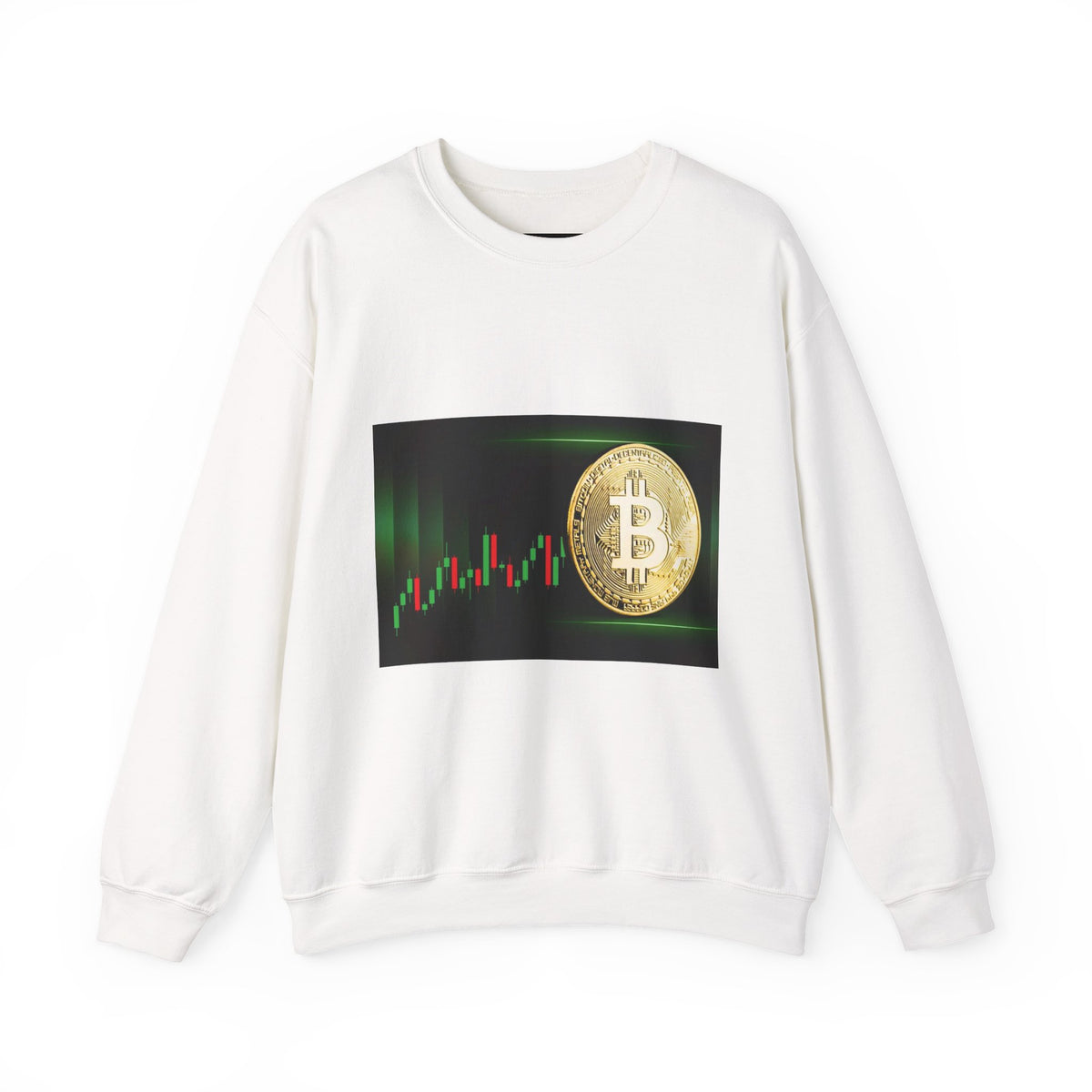 Bitcoin Trading Chart Crewneck Sweatshirt