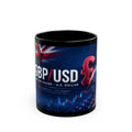 GBP/USD Currency Trader Black Mug