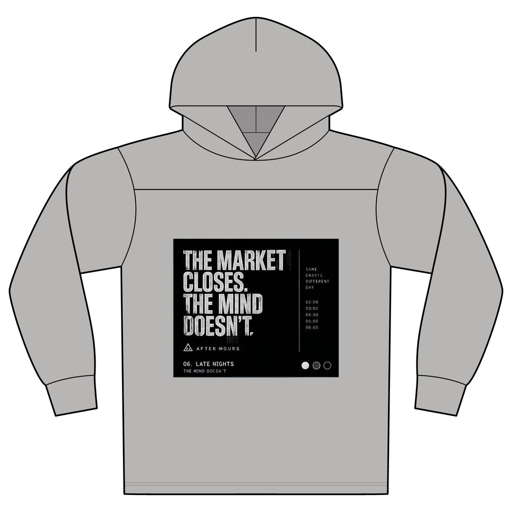 The Market Closes, The Mind Doesn't Colorblock Hoodie