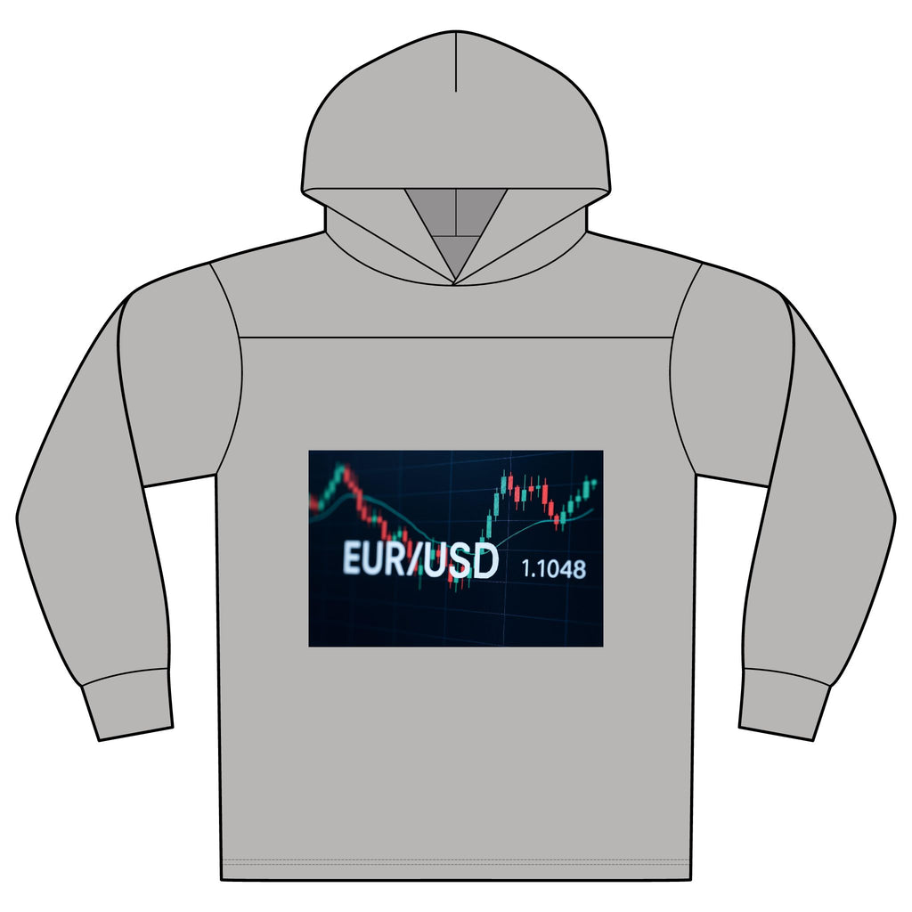 EUR/USD Trading Chart Colorblock Hoodie