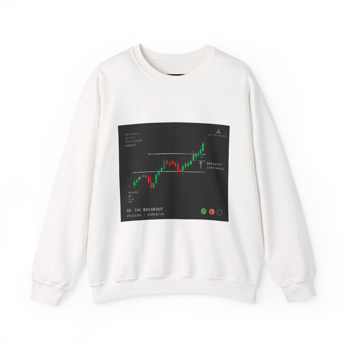 Stock Market Chart Trading Graphic Sweatshirt