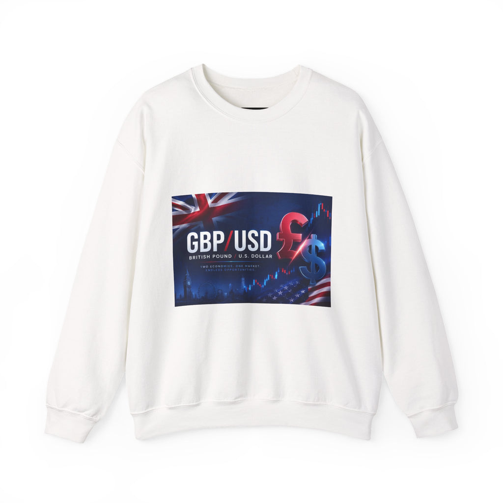 GBP/USD Currency Trading Crewneck Sweatshirt