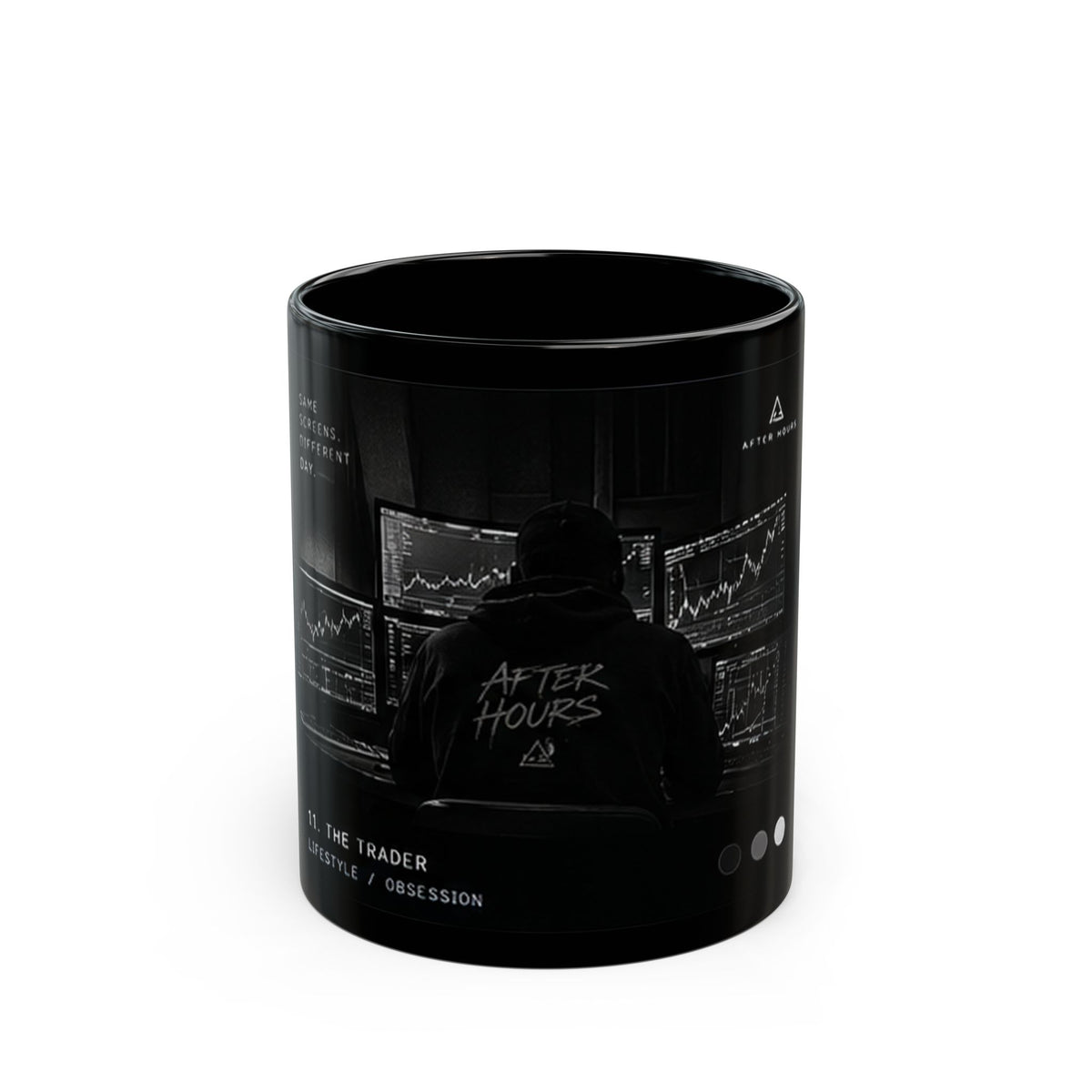 After Hours Trader Stock Charts Mug