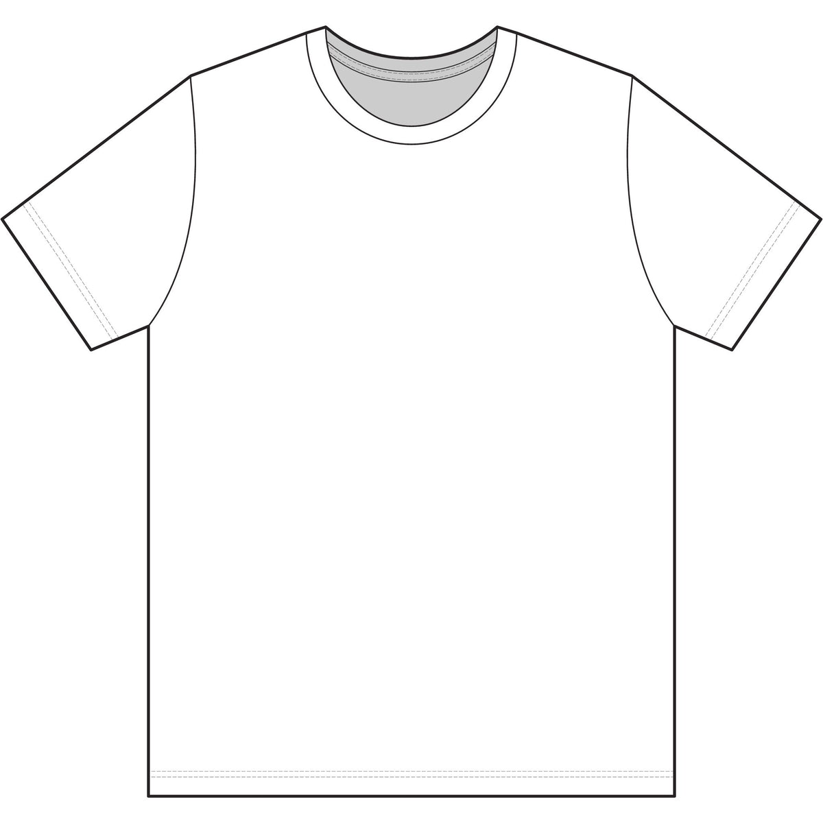 Built in Drawdown Black T-Shirt