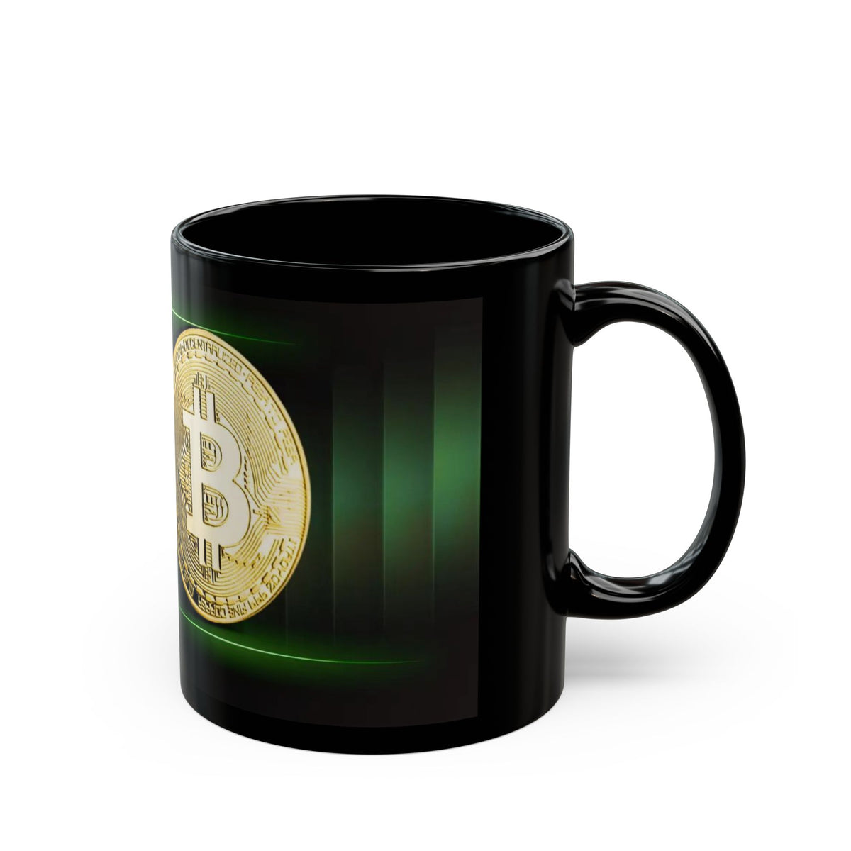 Bitcoin Charts Black Mug (11oz, 15oz)