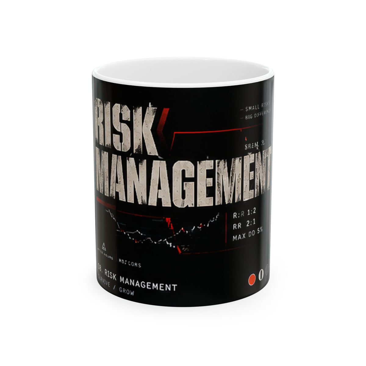 Risk Management Finance Chart Ceramic Mug