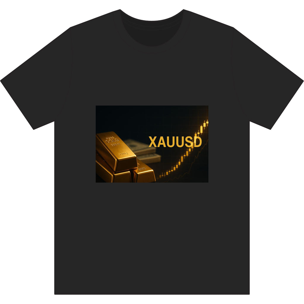 XAUUSD Gold black Trading T-Shirt