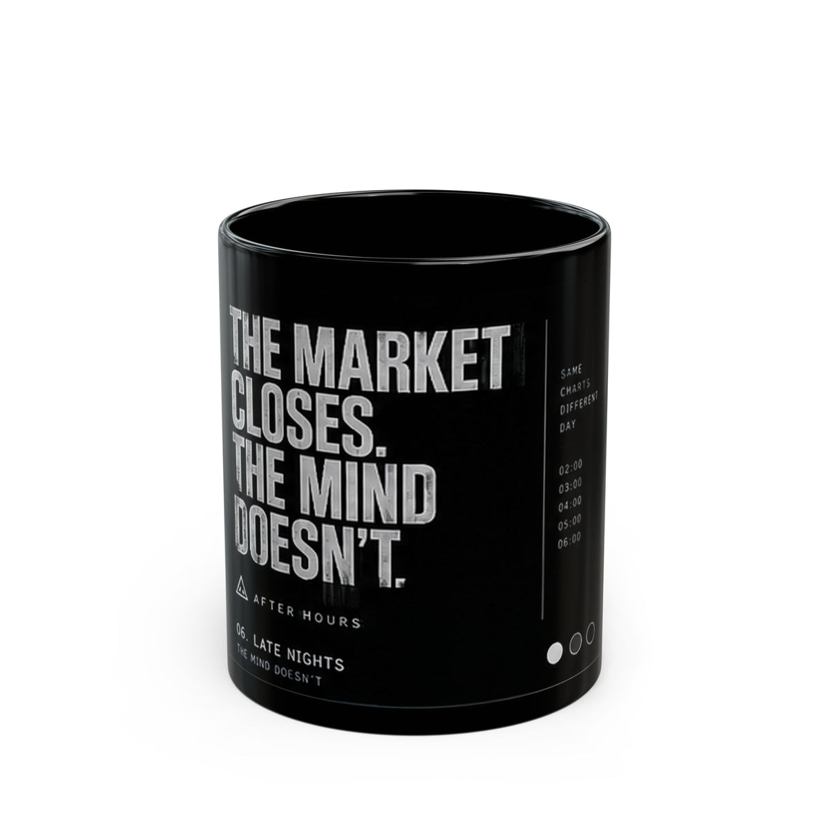 The Market Closes The Mind Doesn't Quote Mug