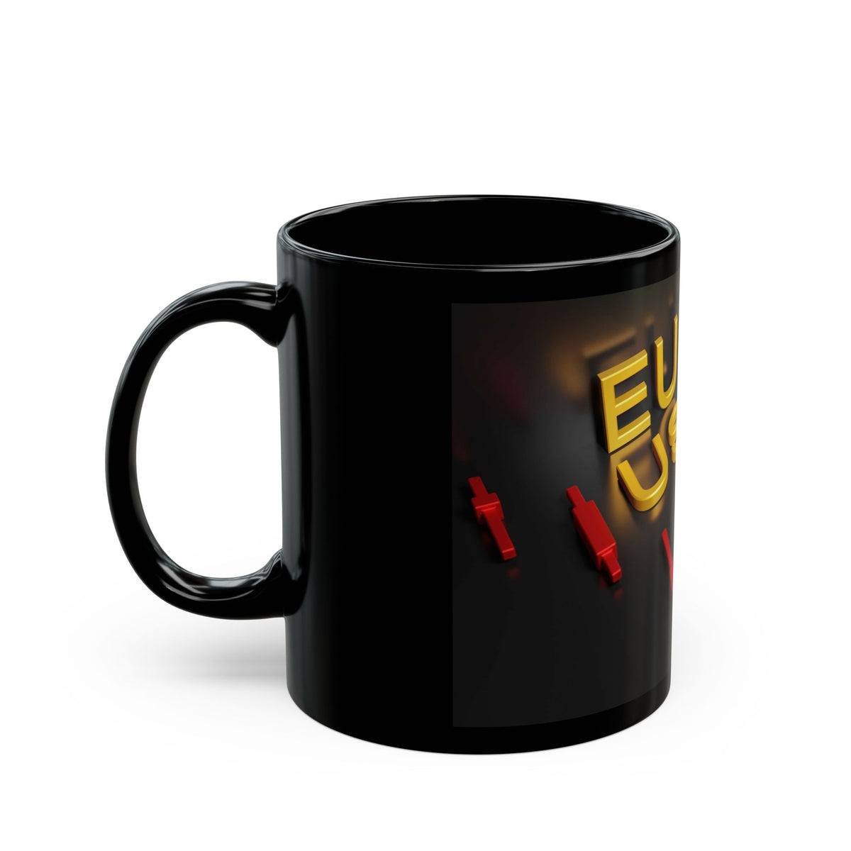 Euro Usd Black Mug (11oz, 15oz)