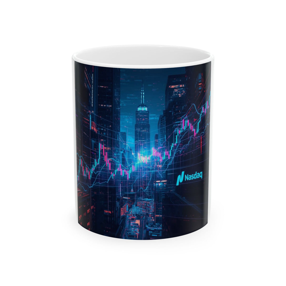 Nasdaq Ceramic Mug, (11oz, 15oz)