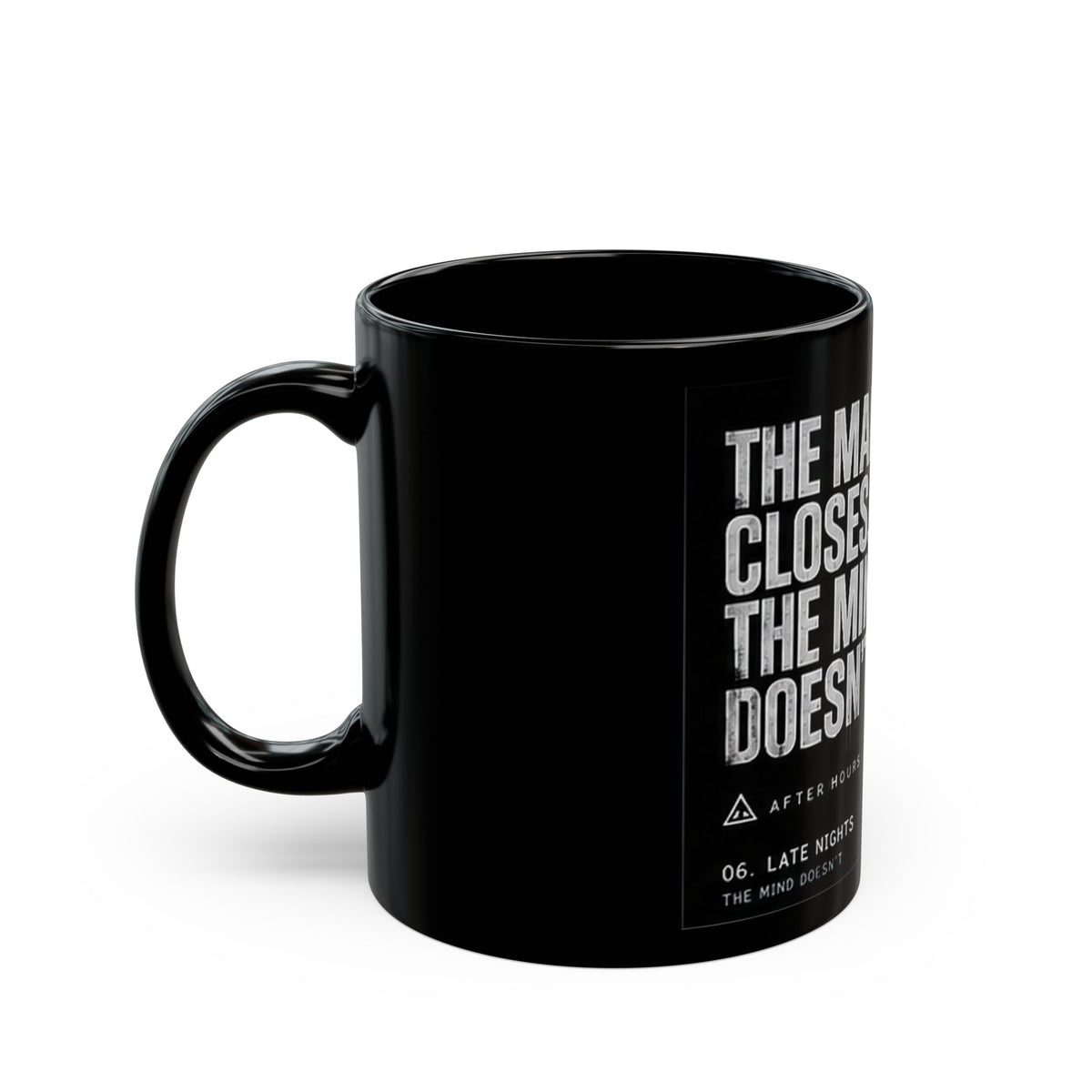 The Market Closes The Mind Doesn't Quote Mug