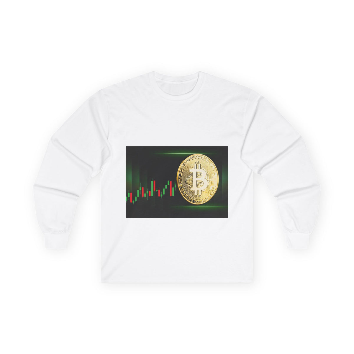 Bitcoin Crypto Trading Chart Long Sleeve Tee
