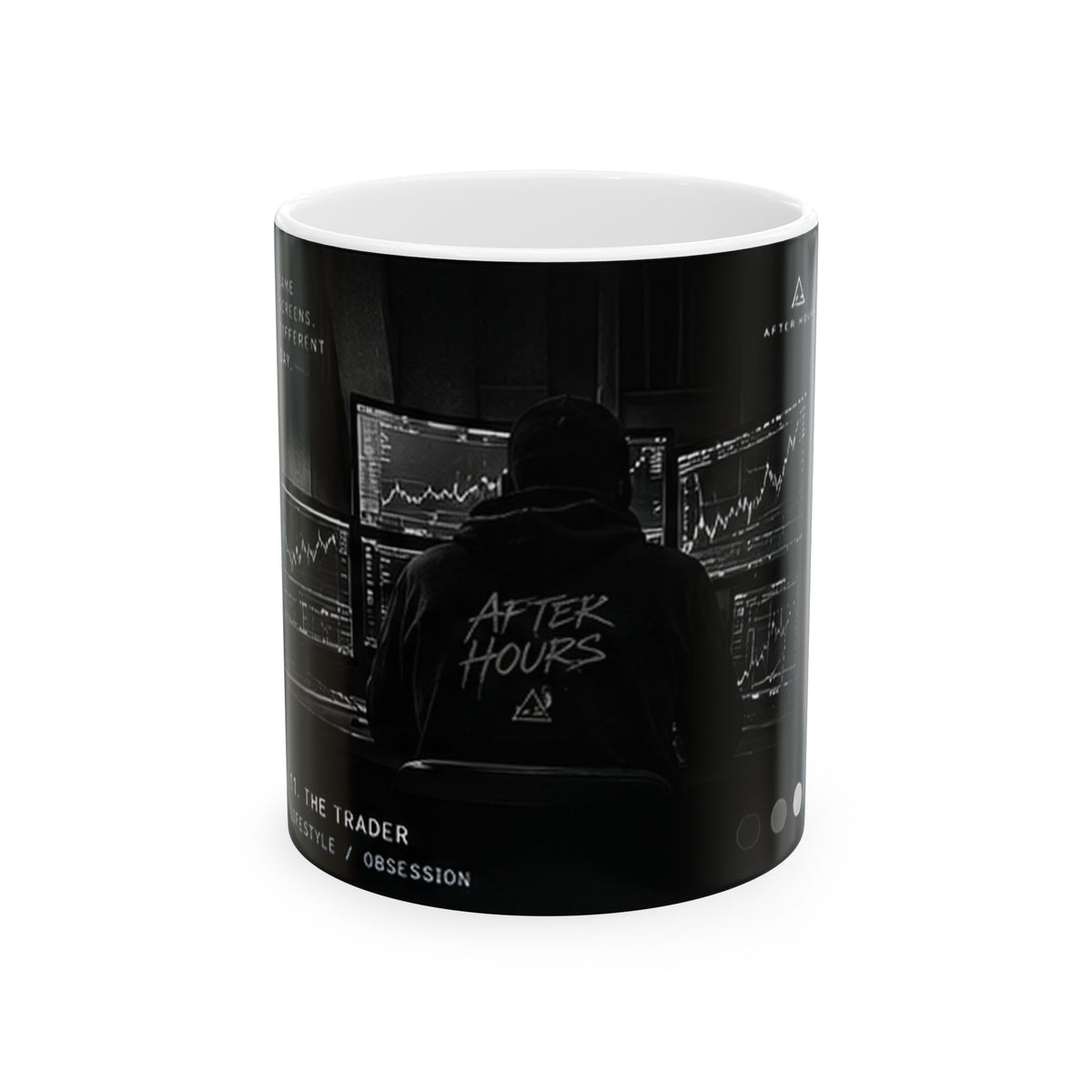 After Hours Trader Stock Chart Ceramic Mug