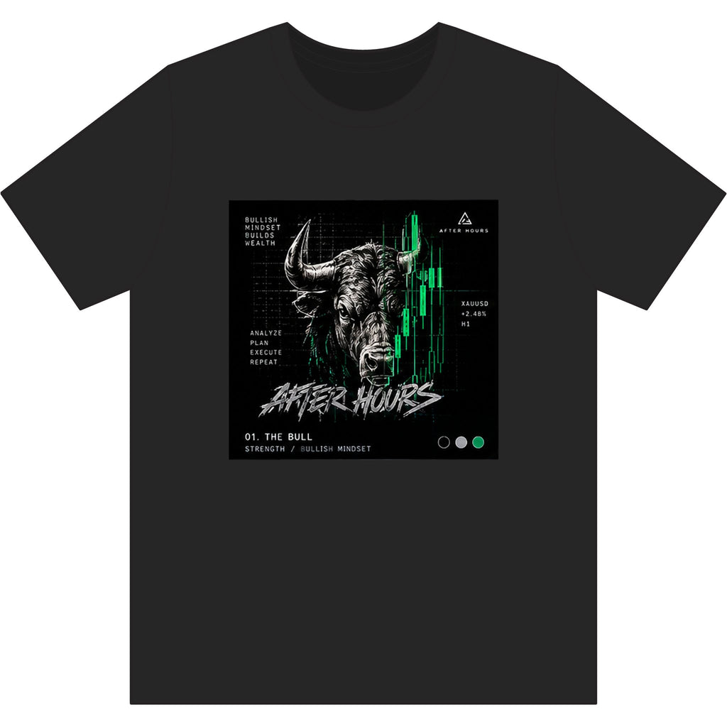 Bull Market Wall Street Stock  blackTrader T-Shirt