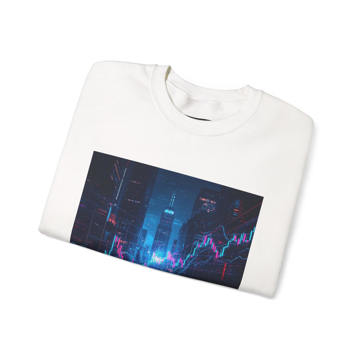 Nasdaq Trading Chart Crewneck Sweatshirt