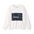 EUR/USD Forex Trading Chart Crewneck Sweatshirt
