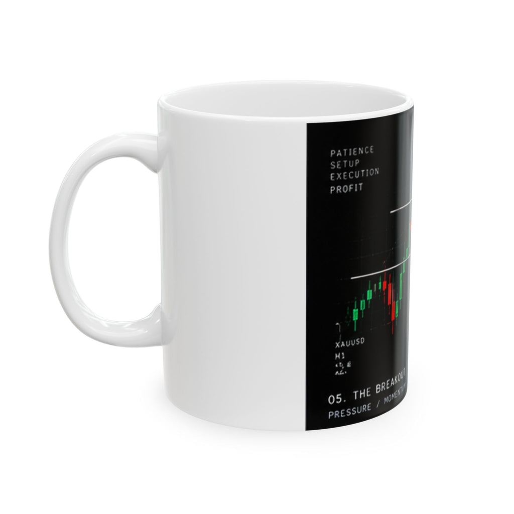 Candlestick Trading Chart Ceramic Mug