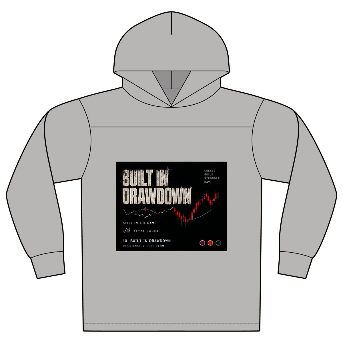 Built in Drawdown Colorblock Hoodie