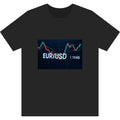 EUR/USD Forex Trading Chart T-Shirt