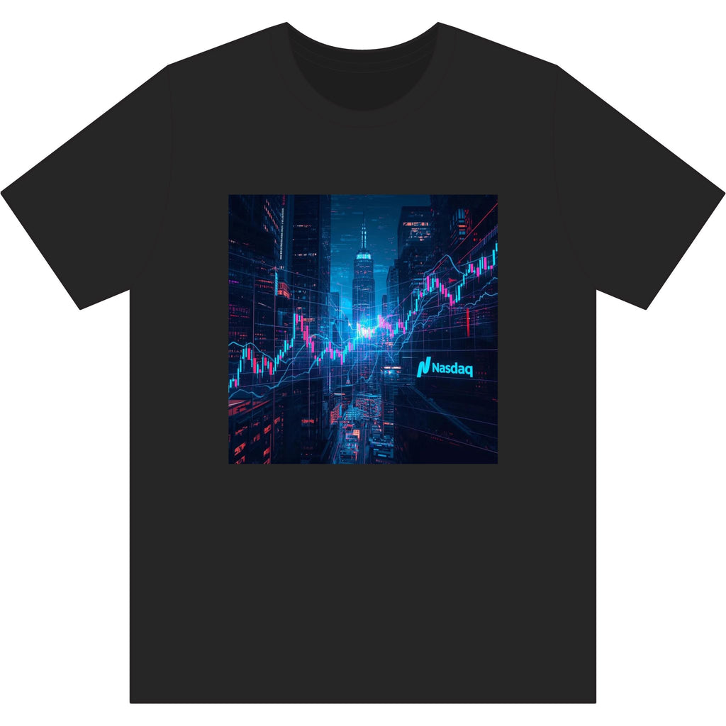 Nasdaq Stock Market Cityscape T-Shirt