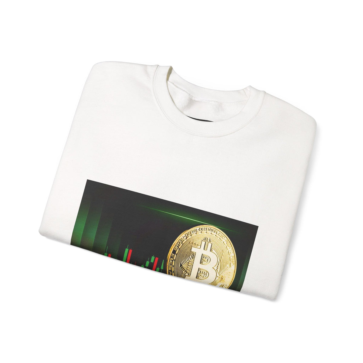 Bitcoin Trading Chart Crewneck Sweatshirt