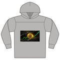 Bitcoin Rising Chart Colorblock Hoodie