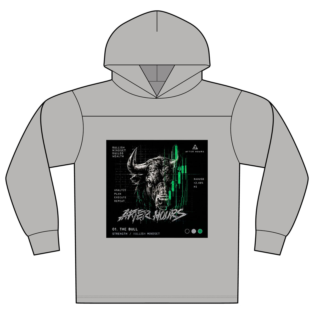 After Hours Bull Colorblock Hoodie