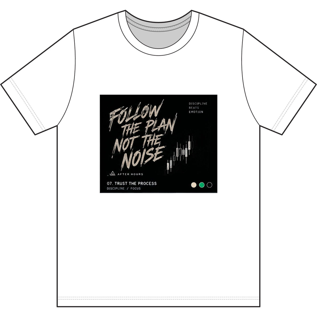 Follow the Plan, Not the Noise Black T-Shirt