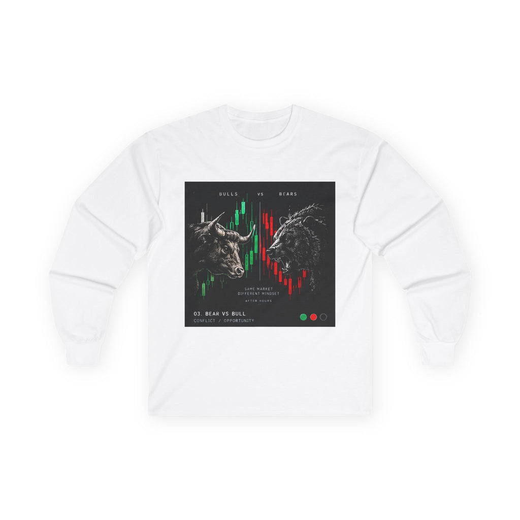 Day Trading Chart Long Sleeve Tee