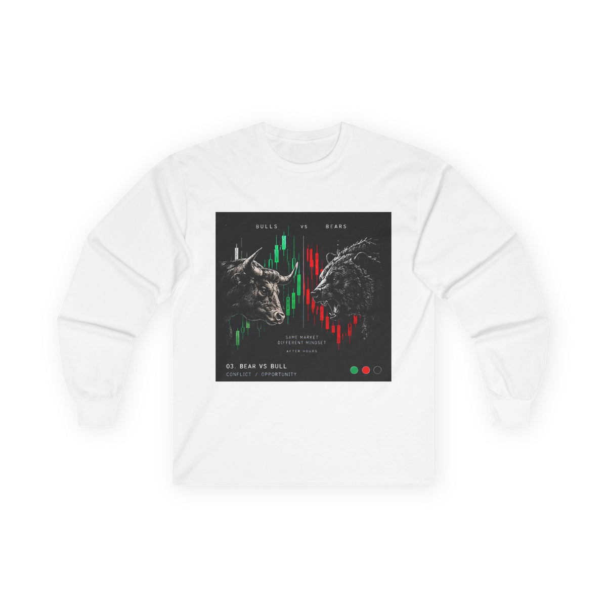 Day Trading Chart Long Sleeve Tee