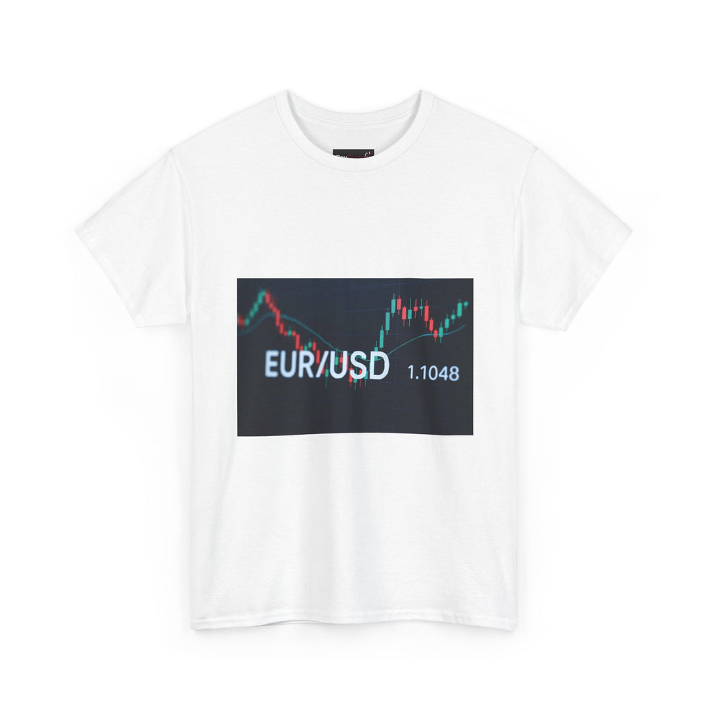 EUR/USD Forex Trading Chart T-Shirt