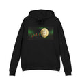 Bitcoin Green Chart Black French Terry Hoodie