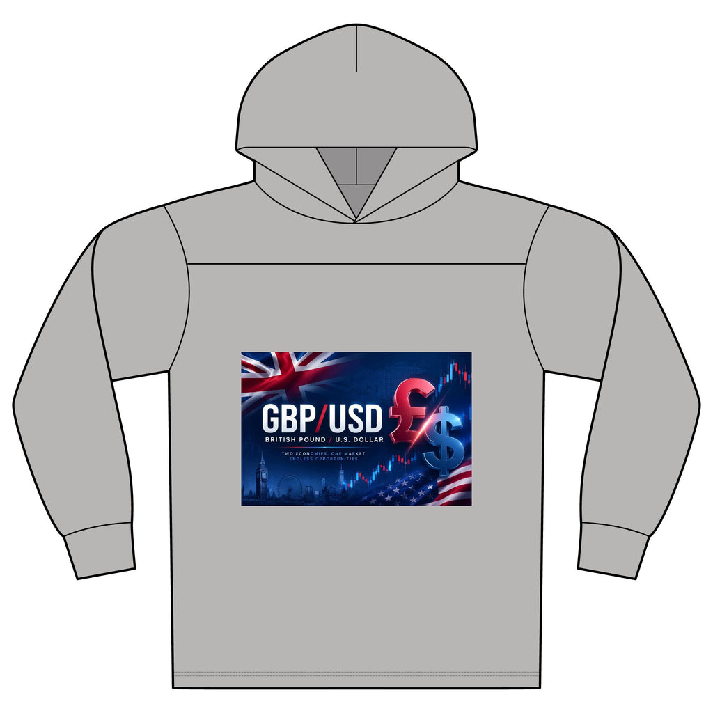 GBP/USD Trading Chart Colorblock Hoodie