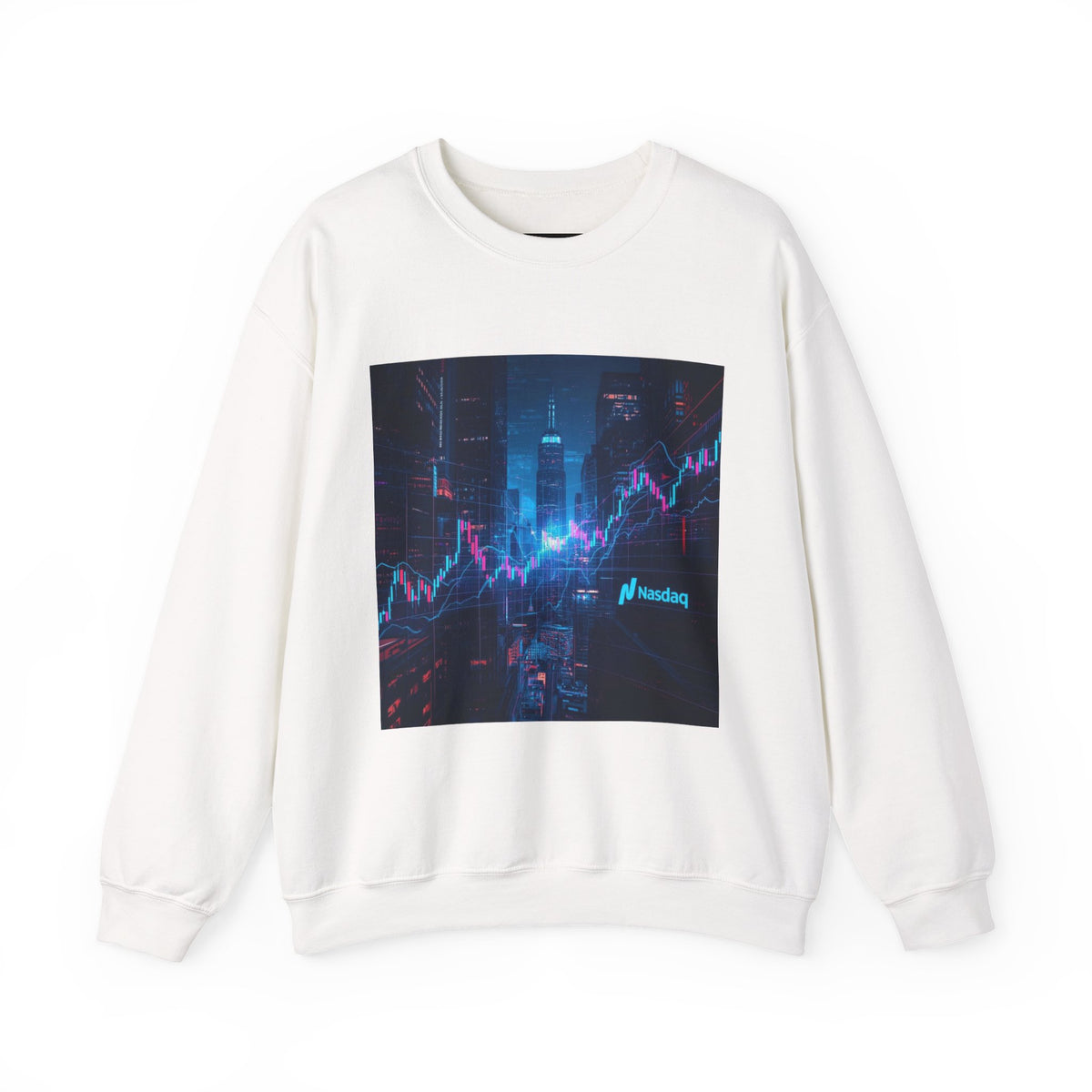 Nasdaq Trading Chart Crewneck Sweatshirt