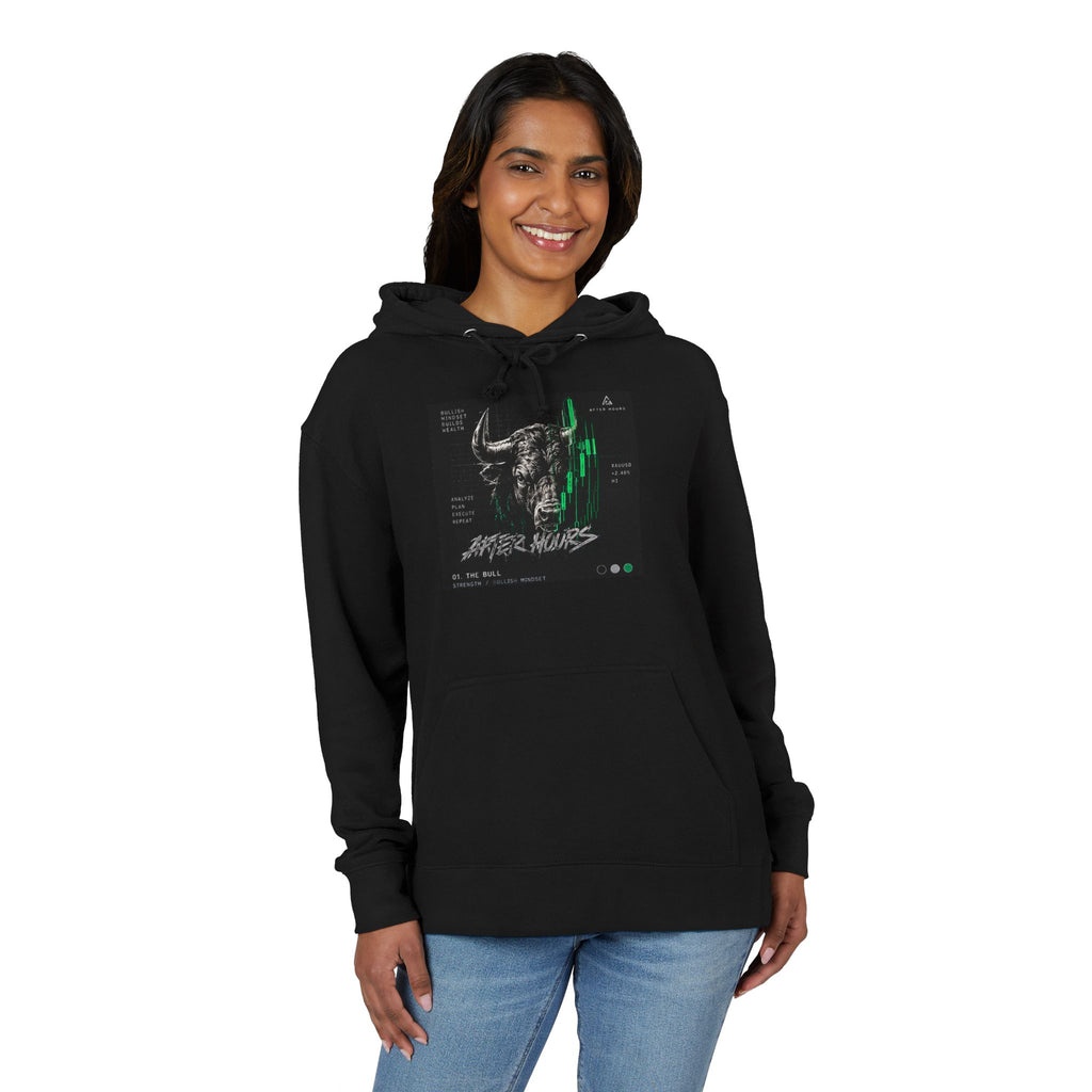 After Hours Bull Black French Terry Hoodie