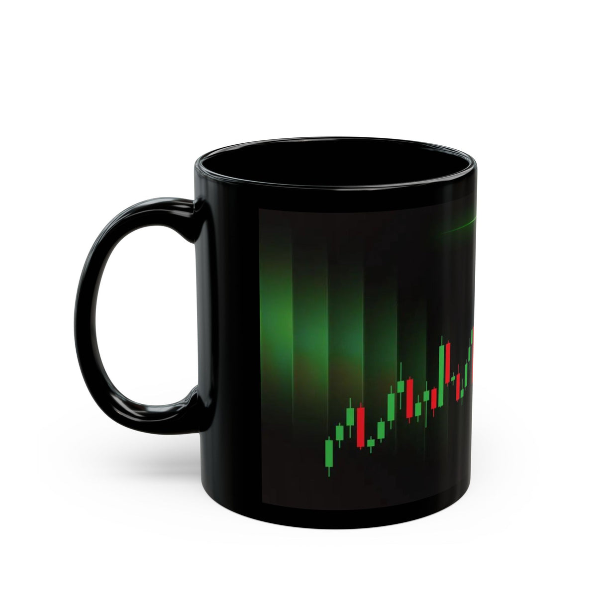 Bitcoin Charts Black Mug (11oz, 15oz)