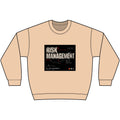 Risk Management Black Crewneck Sweatshirt