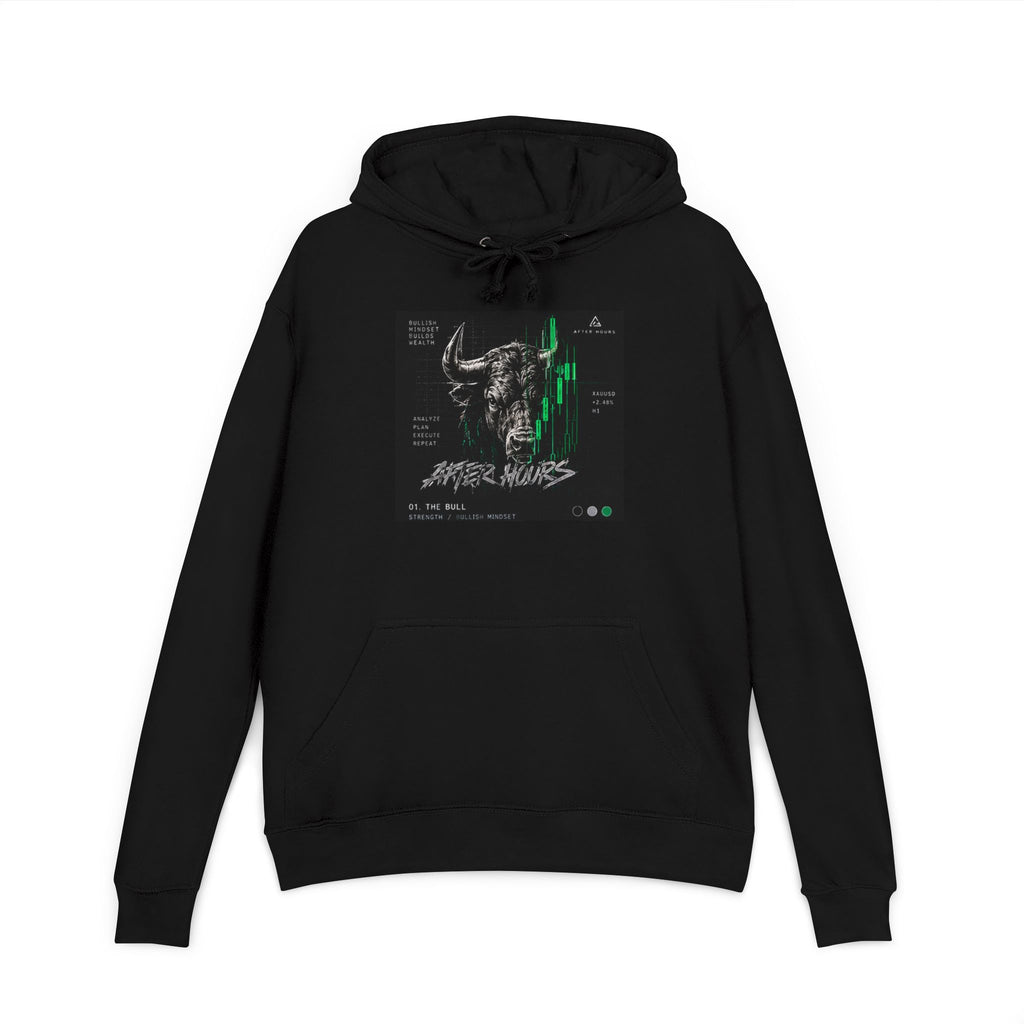 After Hours Bull Black French Terry Hoodie