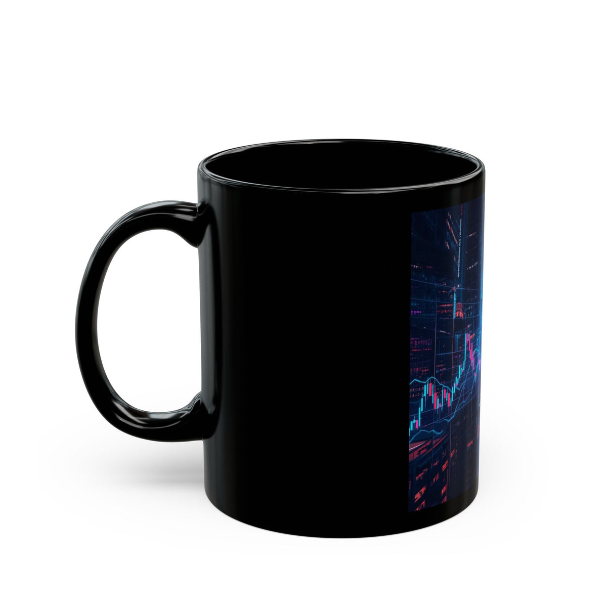 NASDAQ Stock Market Black Mug