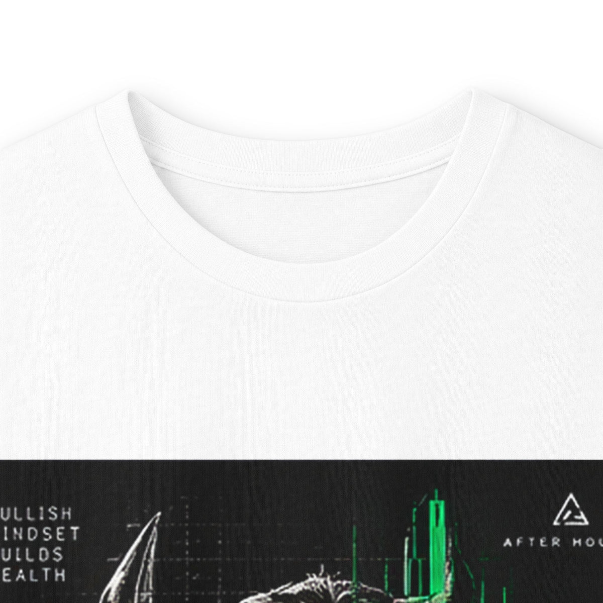 Abstract Bull Graphic Long Sleeve Tee