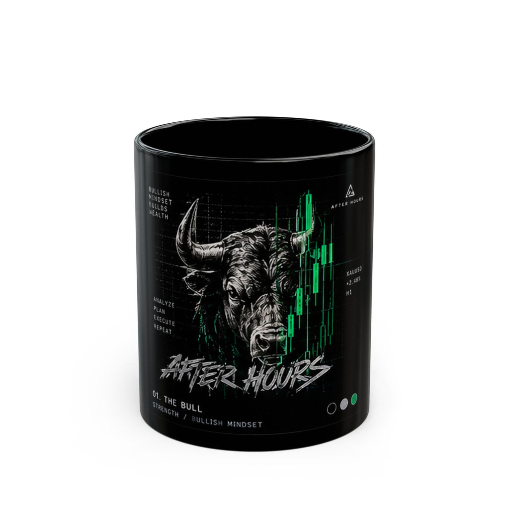 Bull Cryptocurrency Trading Graphic Mug