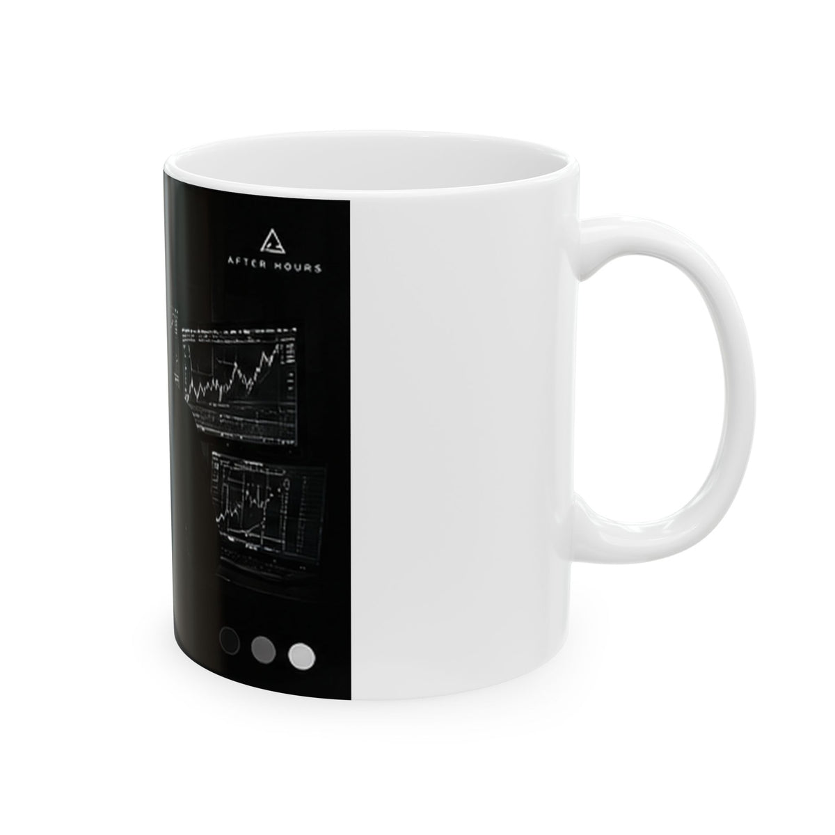 After Hours Trader Stock Chart Ceramic Mug