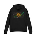 Bitcoin Rising Chart Black French Terry Hoodie