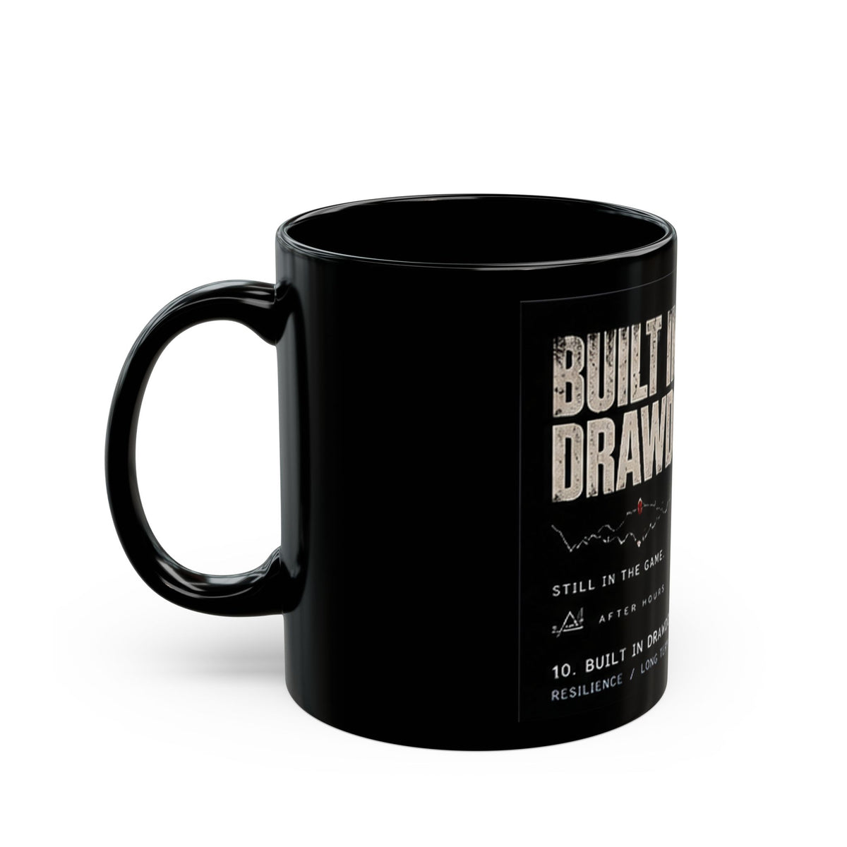 Built in Drawdown Trading Chart Mug