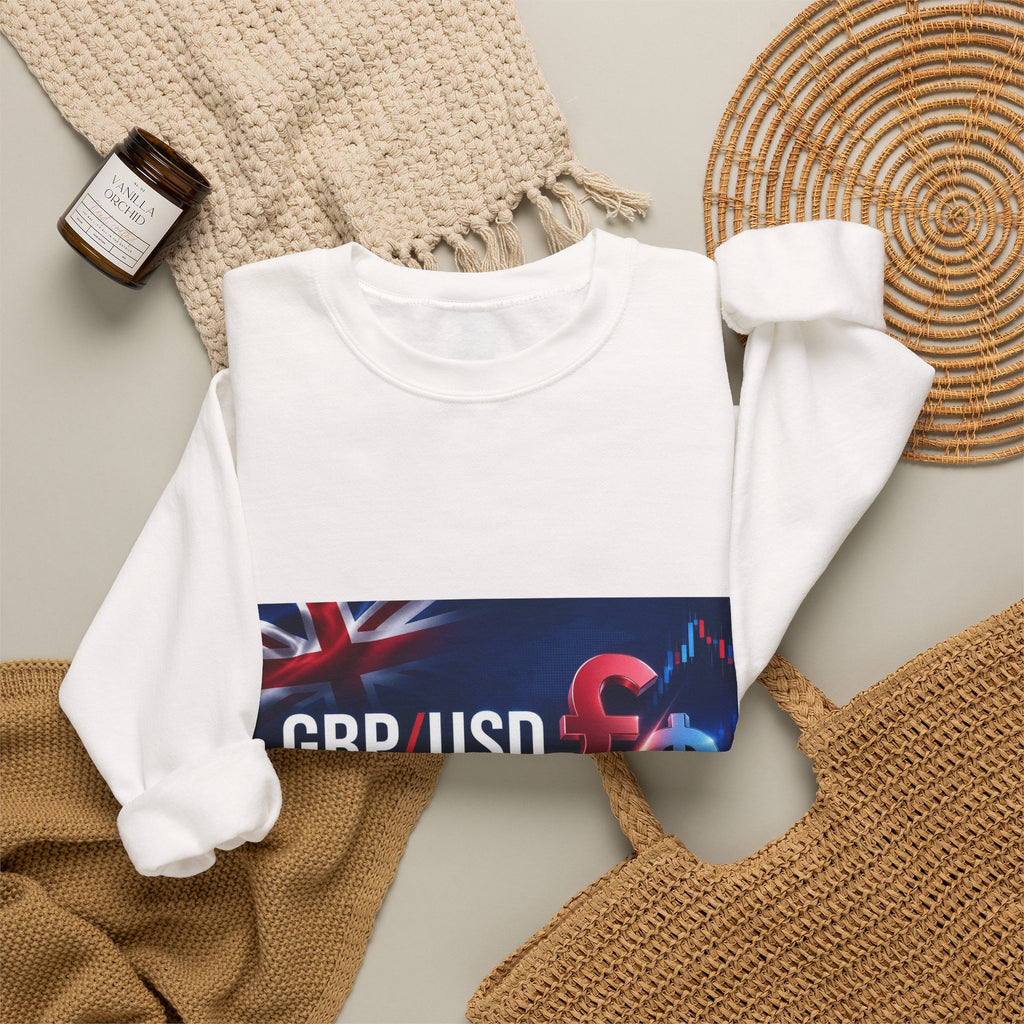 GBP/USD Currency Trading Crewneck Sweatshirt